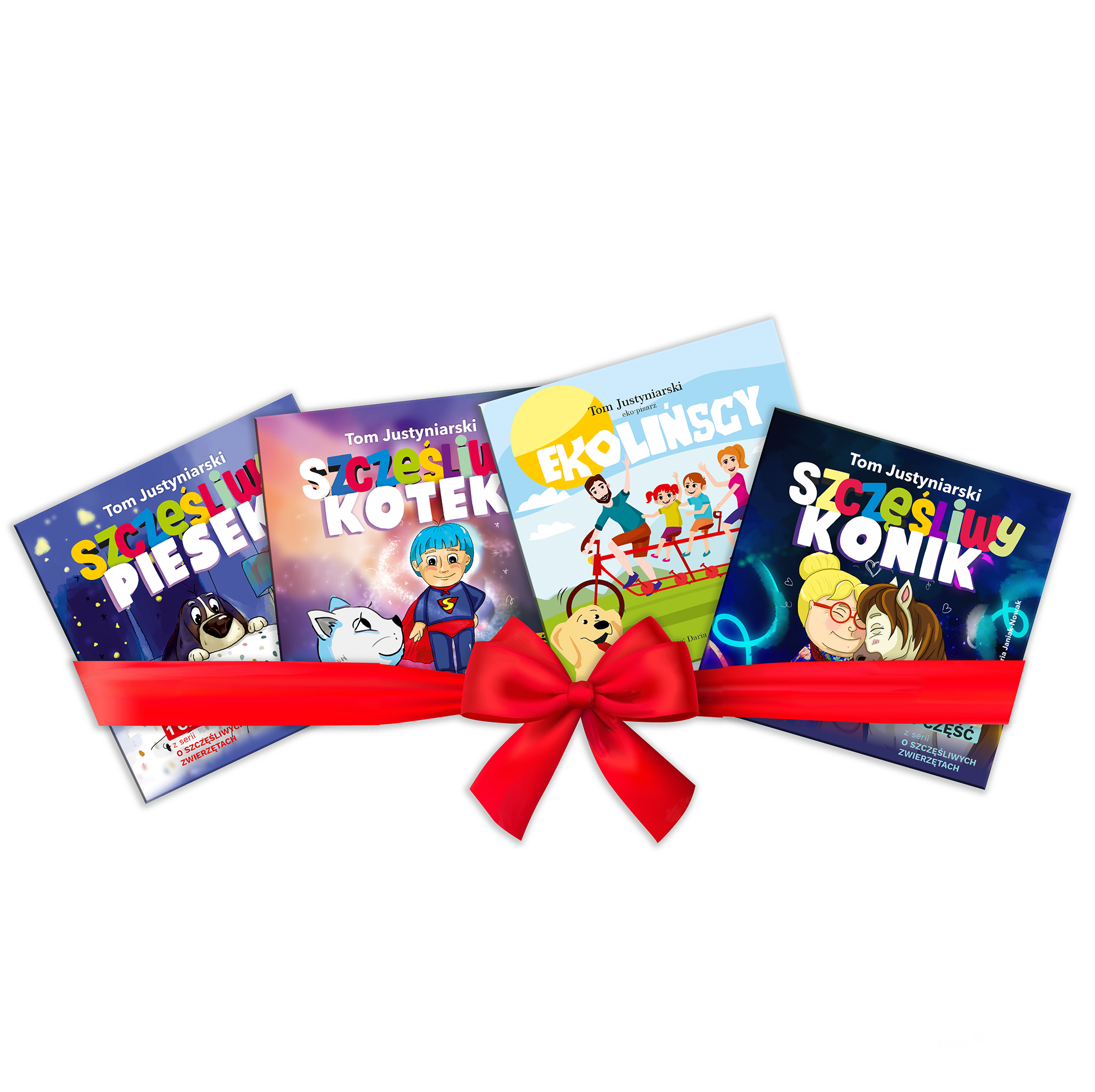 pakiet szczesliwy i ekolinscy_2 ZESTAW 4 książek dla przedszkolaka - obrazek 1