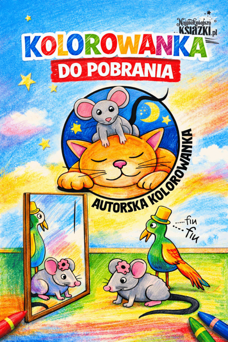 najpiekniejsze ksiazki kolorowanka do pobrania